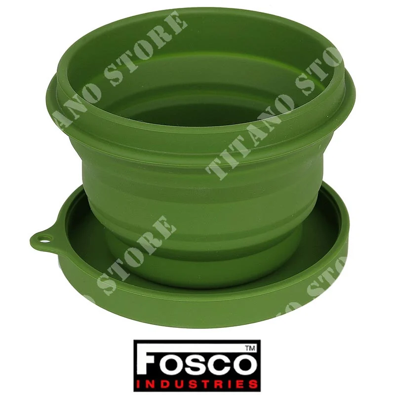 CUENCO PLEGABLE VERDE INSILICONE FOSCO (311075)