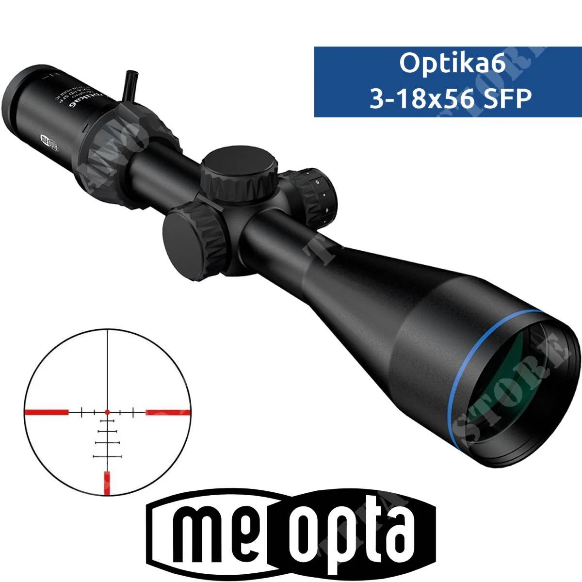 VISOR MEOPRO OPTIKA6 3-18X56 SFP BDC DICHRO MEOPTA (393598)