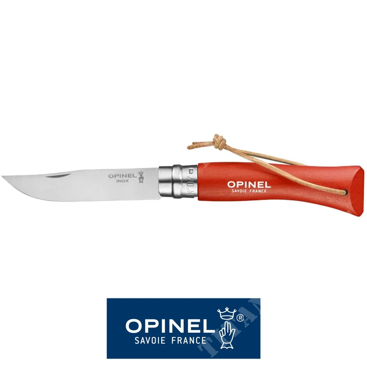 CUCHILLO N.07 COLORAMA NARANJA ACERO INOXIDABLE OPINEL (OPN-002208)