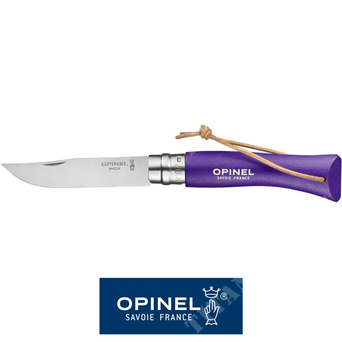 CUCHILLO N.07 COLORAMA VIOLETA ACERO INOXIDABLE OPINEL (OPN-002205)