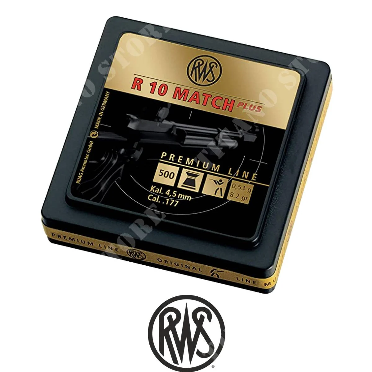 PIOMBINI R10 MATCH PLUS CAL 4,50mm 0,53g 100Pcs RWS (2135264)