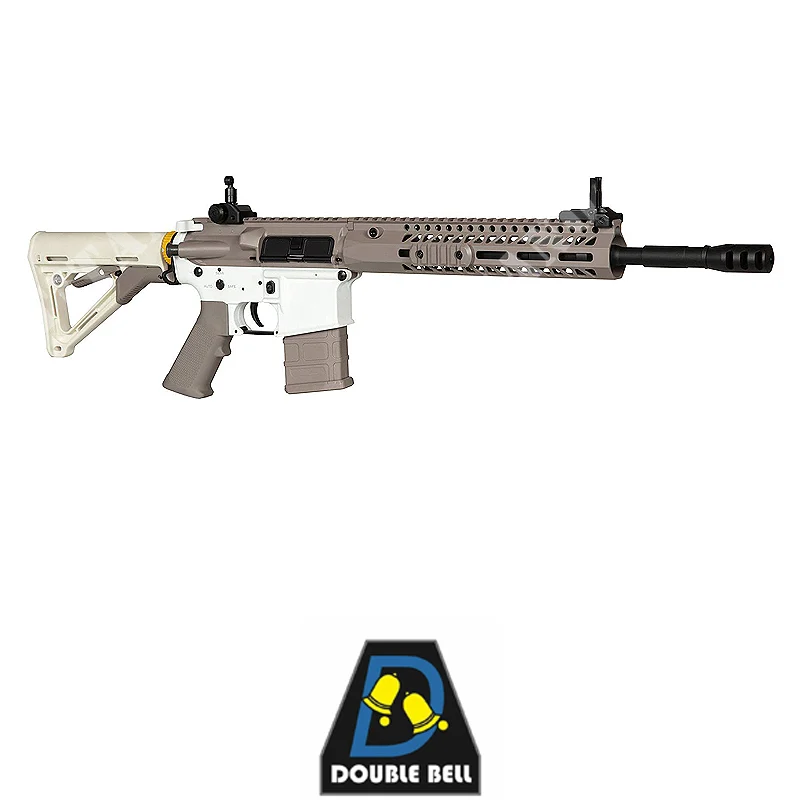 FUSIL AR081A TAN / BLANCO 6mm AEG DOBLE CAMPANA (DBY-01-031878)