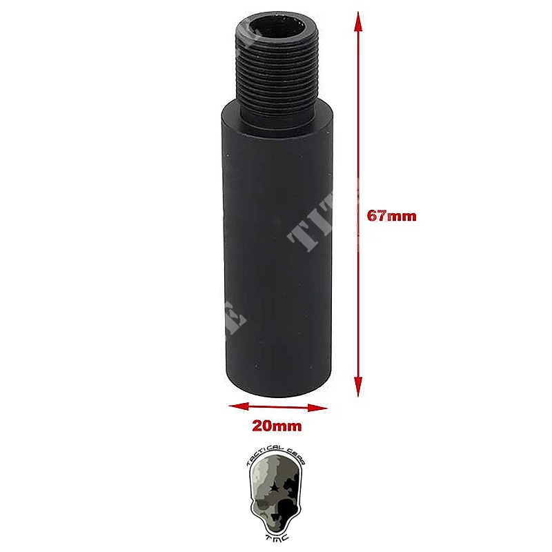 EXTENSIÓN DE CAÑÓN 2 '' / 67MM x 14MM TMC (TMC-OB-02)