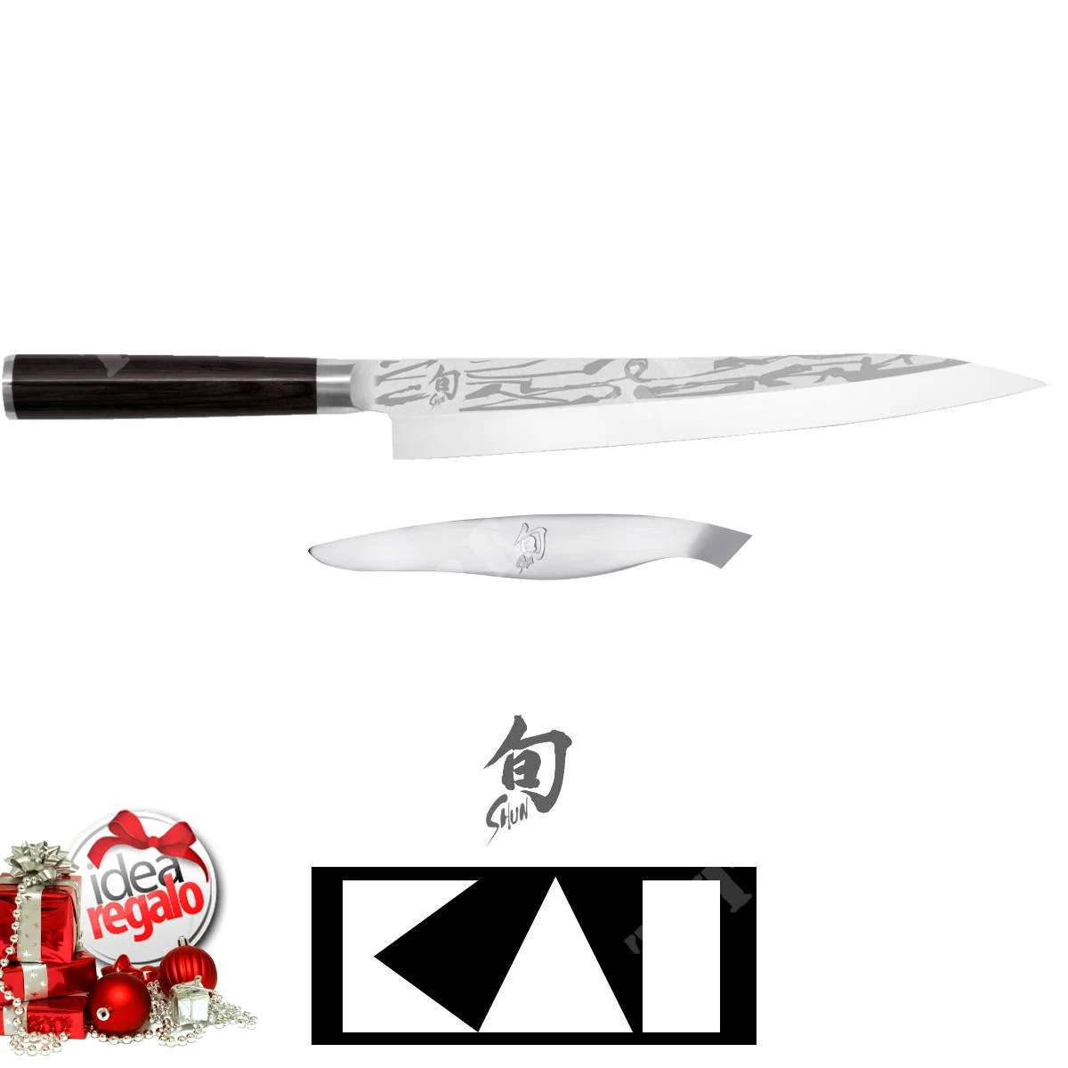 SET 2 PIEZAS SHUN PRO YANAGIBA + CUBO PESCADO KAI (KIT-2-YSP)