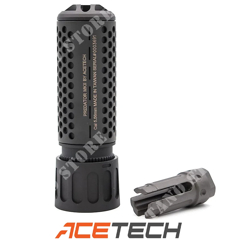 TRACER SILENCIADOR PREDATOR MKII NEGRO ACETECH (PAT0556-B-002)