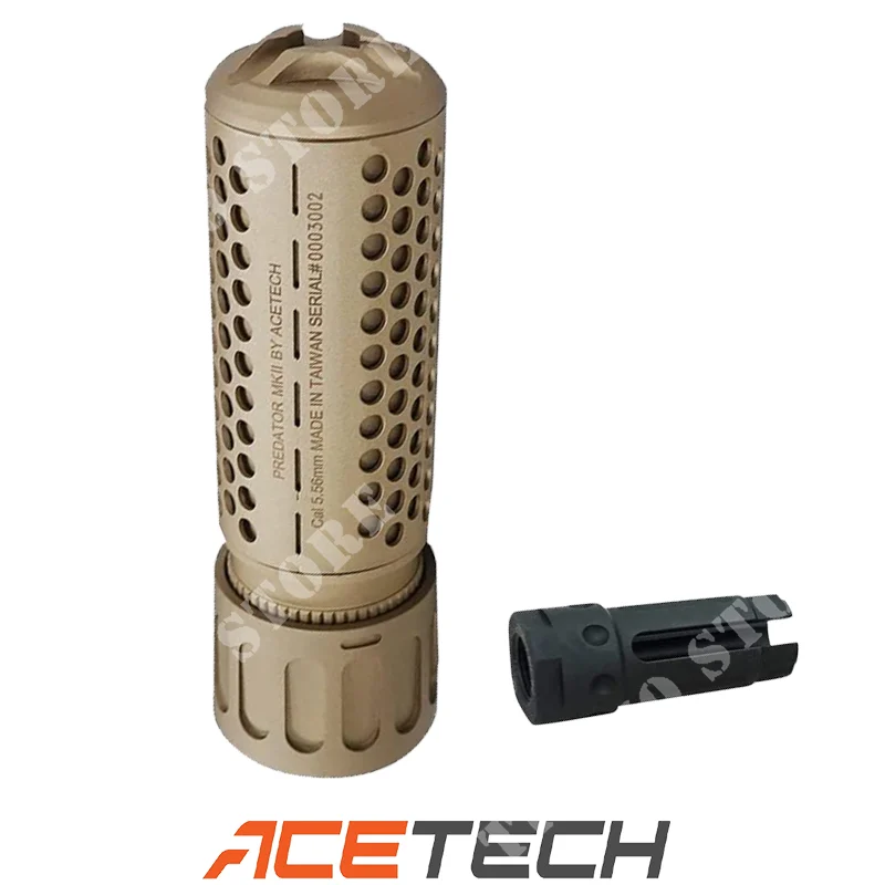 TRACER SILENCIADOR PREDATOR MKII TAN ACETECH (PAT0556-T-002)