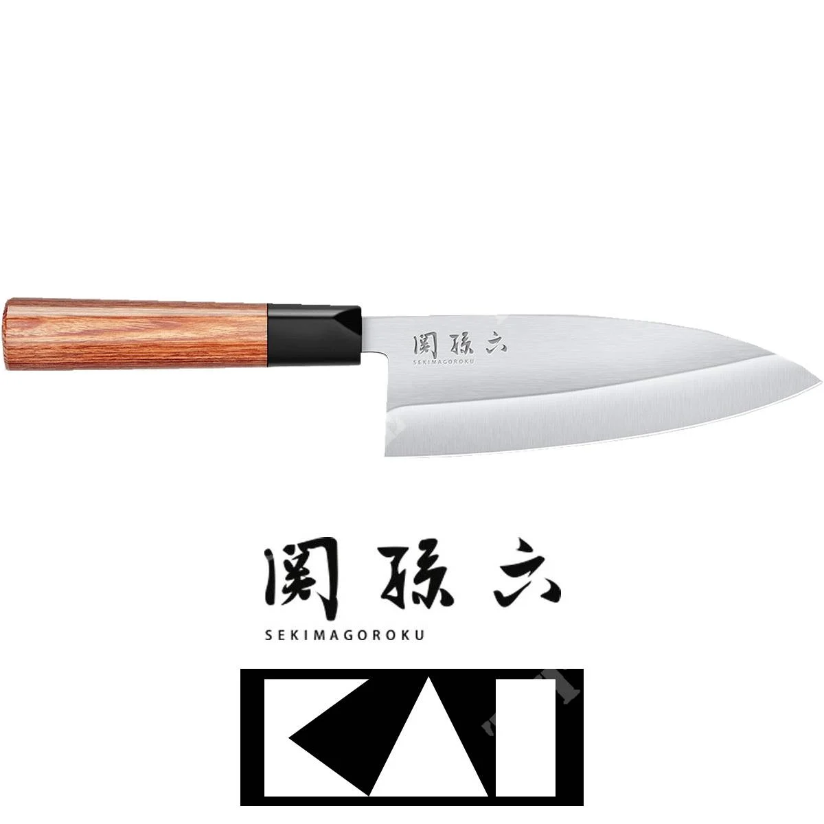 CUCHILLO KAI DEBA SEKI MAGOROKU REDWOOD (KAI-MGR-0155D)