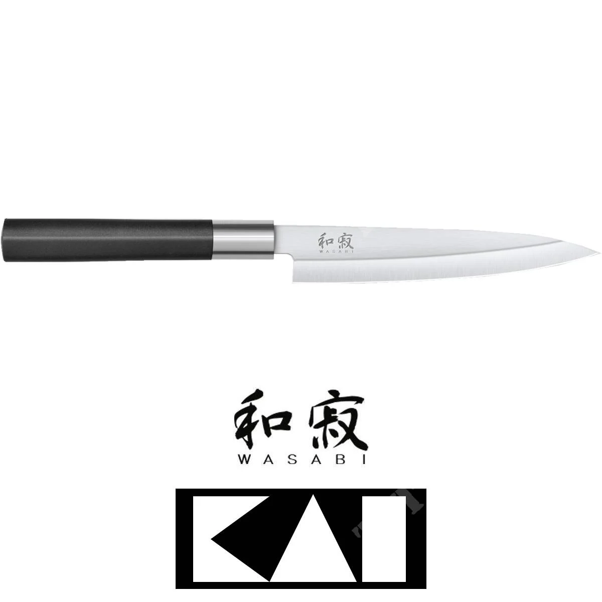 CUCHILLO YANAGIBA 15,5cm WASABI NEGRO KAI (KAI-6715Y)