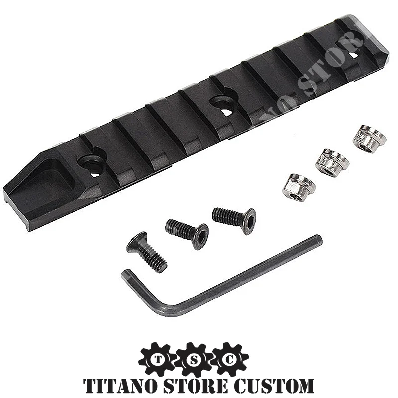 RIELES URX KEYMOD 9 'NEGROS TSC (TSC-BD0017B)