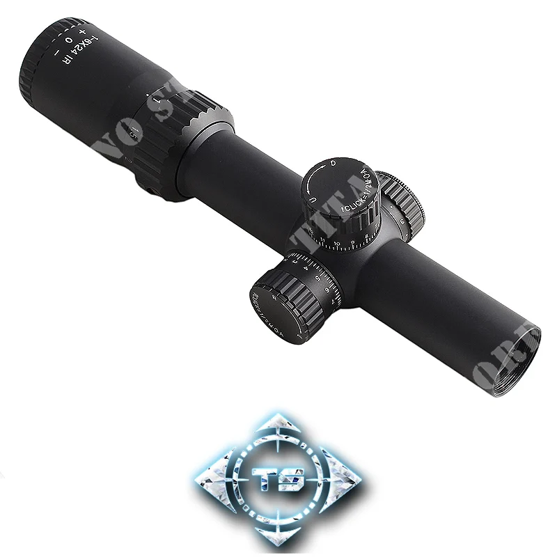 ÓPTICA 1-6x24 CON RETÍCULA ILUMINADA ROJA TS-OPTICS (TSO-SCOC-008)