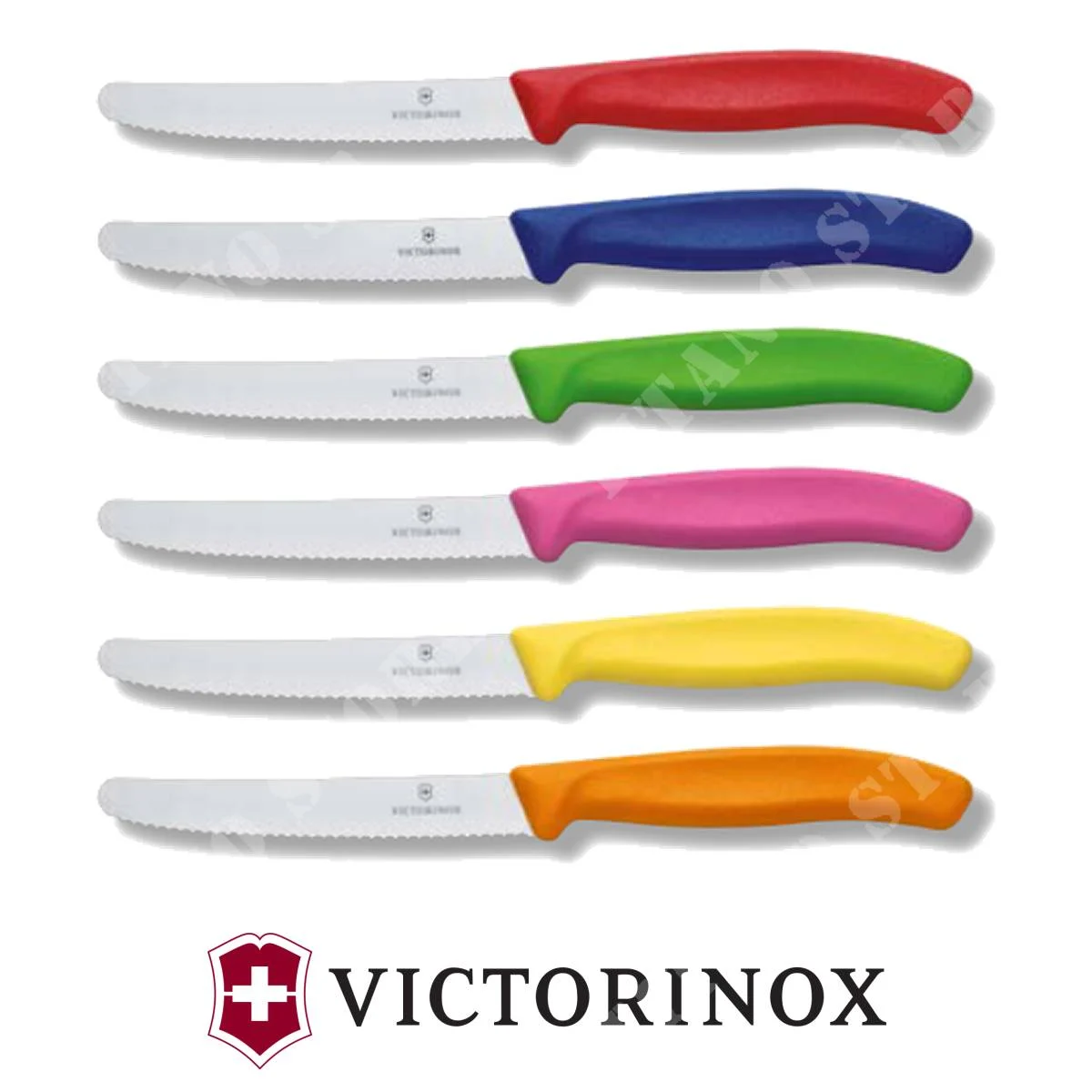JUEGO DE 6 CUCHILLOS DE MESA MULTICOLOR BLISTER VICTORINOX (V-6.78 39.6G)