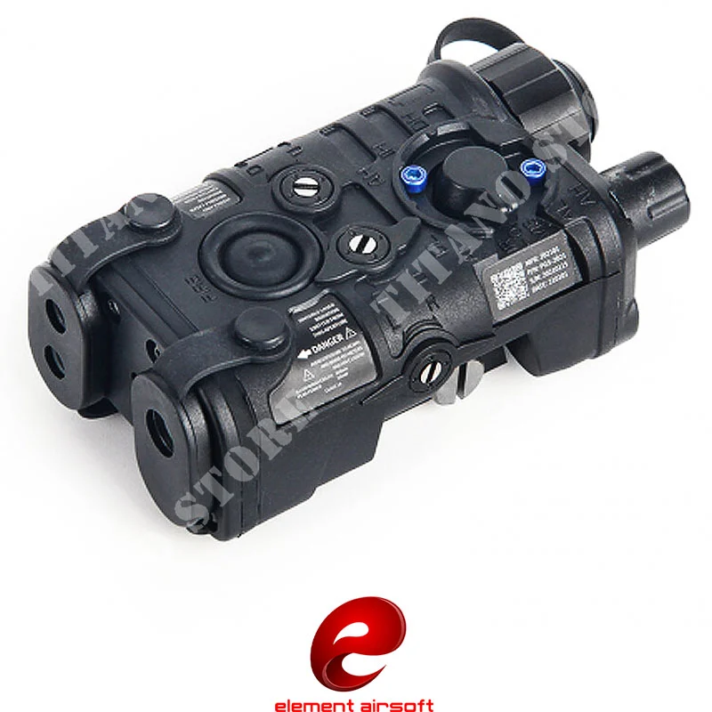 AN-PEQ NGAL NEGRO CON LASER VERDE + LINTERNA ELEMENT (33511)
