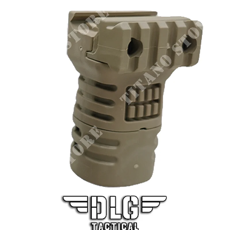 EMPUÑADURA VERTICAL CORTA CON RAIL DARK EAL DLG TACTICAL (DLG-117-DE)