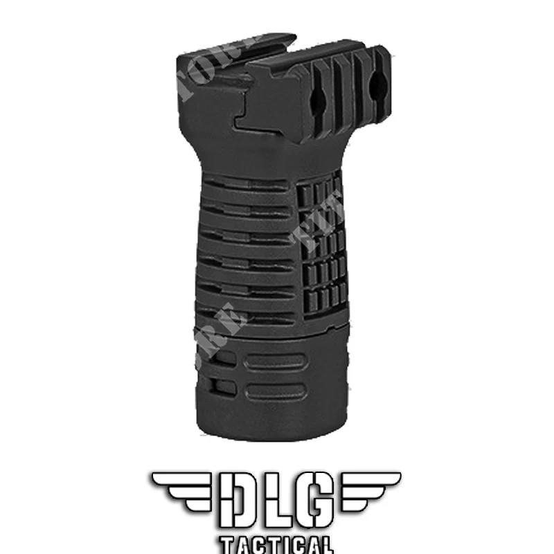 AGARRE MEDIO VERTICAL CON RAIL NEGRO DLG TACTICAL (DLG-116-BK)