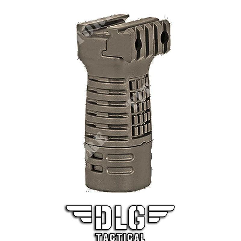 VERTICAL MID GRIP CON RAIL DARK EARTH DLG TACTICAL (DLG-116-DE)