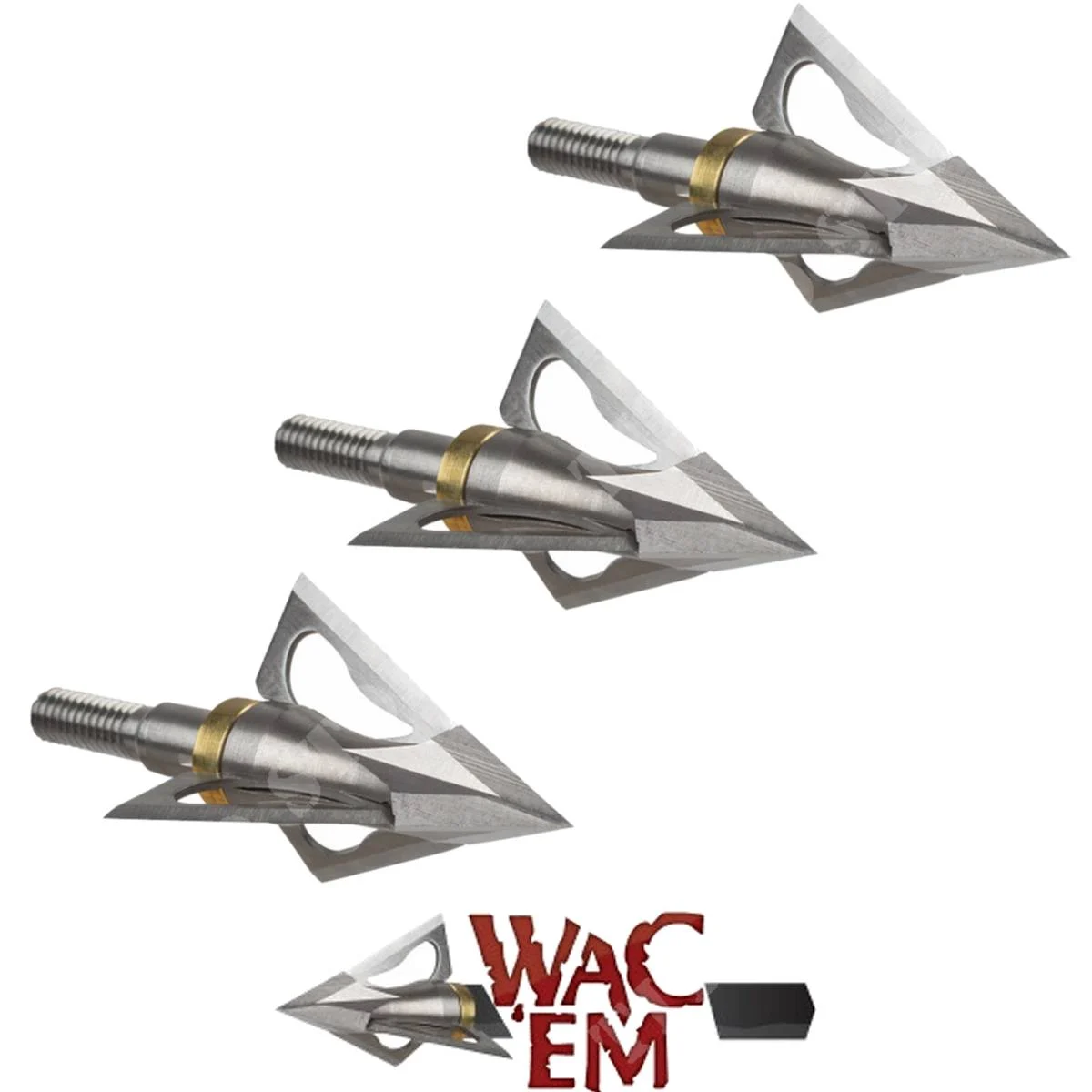 SET 3 PUNTOS DE CAZA FIJOS 125GR WAC'EM (53N805)
