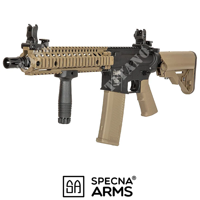 RIFLE MK18 SA-C19 CORE TAN / BLACK DANIEL DEFENSE SPECNA BRAZOS (SPE-01-024048)