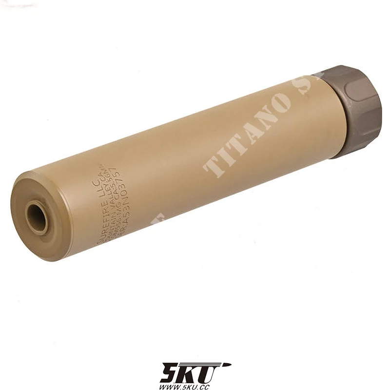 SF556 SOCOM SILENCIADOR CON EXTINTOR DE LLAMA TAN 14MM- 5KU (5KU-266-T)