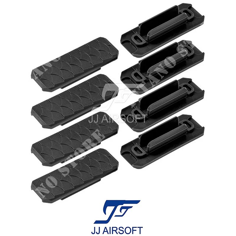 TAPA CARRIL NEGRO M-LOK TIPO 3 JJ AIRSOFT (JA-1931-BK)