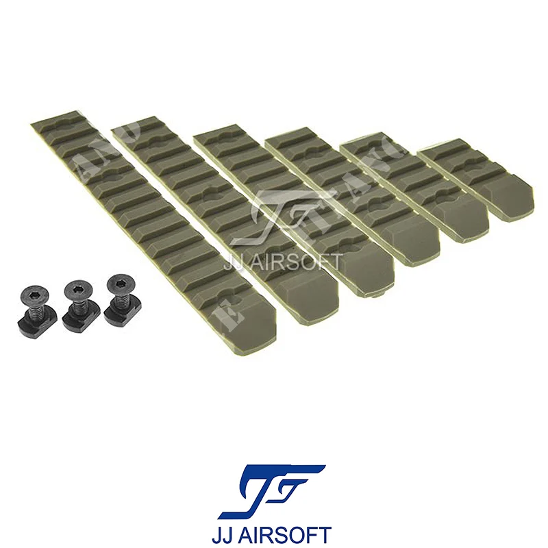 JUEGO 6 TRINEOS M-LOK JJ AIRSOFT (JA-2064)