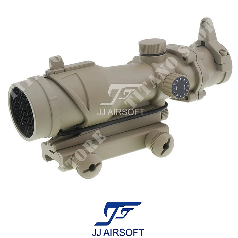 ACOG 4x32 ROJO/VERDE TAN CON KILLFLASH JJ AIRSOFT (JA-5330-TAN)