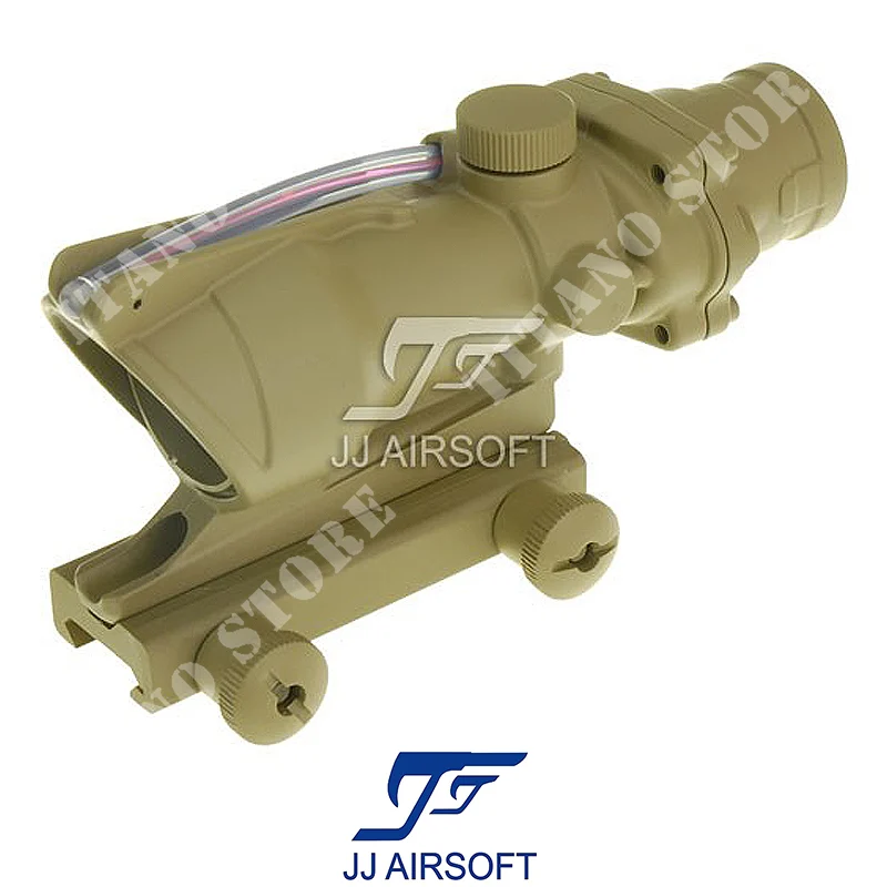 ACOG FIBRA ROJA 4x32 TAN JJ AIRSOFT (JA-5303-TN)