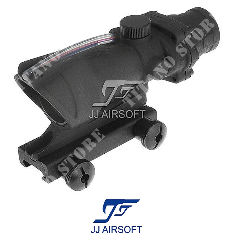 ACOG FIBRA ROJA 4x32 NEGRA JJ AIRSOFT (JA-5303-BK)