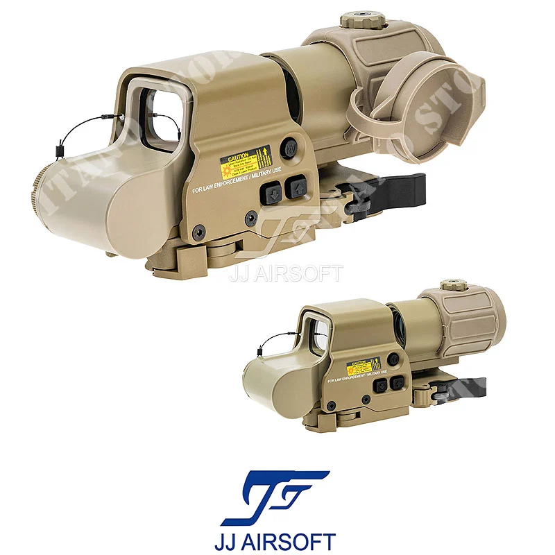 HOLOGRAFICO XPS 3-2 + G43 COMPLETO TAN JJ AIRSOFT (JA-5392-TAN)