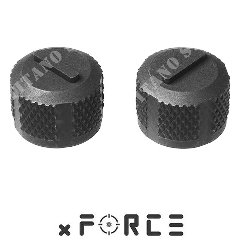 TAPAS DE CUBIERTA DE AJUSTE RED DOT XTSP xFORCE (XA004BLK)