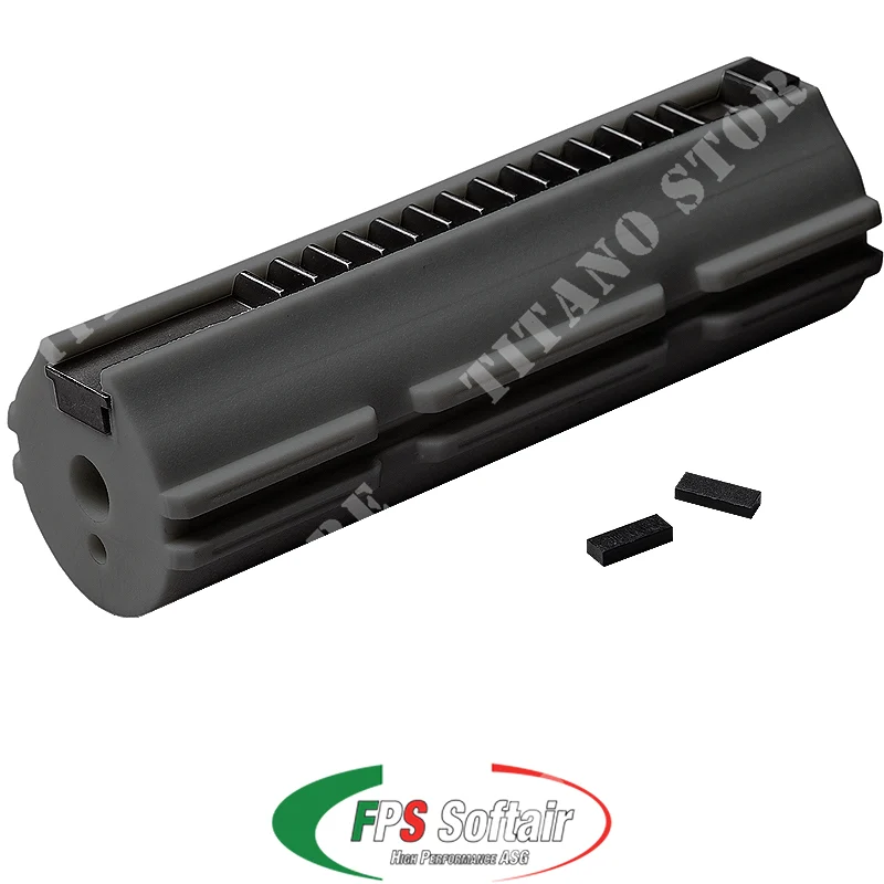 PISTÓN ZERO-SHOCK 14 DIENTES EN TECNOPOLÍMERO RELLENO DE FIBRA DE CARBONO FPS (PM04CF)