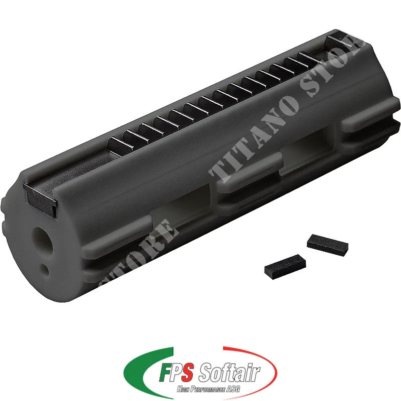 PISTÓN ALIGERO ZERO-SHOCK 14 DIENTES EN TECNOPOLÍMERO RELLENO DE FIBRA DE CARBONO FPS (PM03CF)