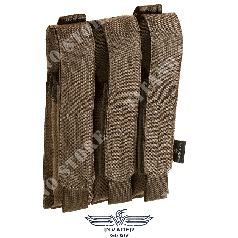 FUNDA CARGADOR TRIPLE MP5 RANGER GREEN INVADER GEAR (INV-16625)