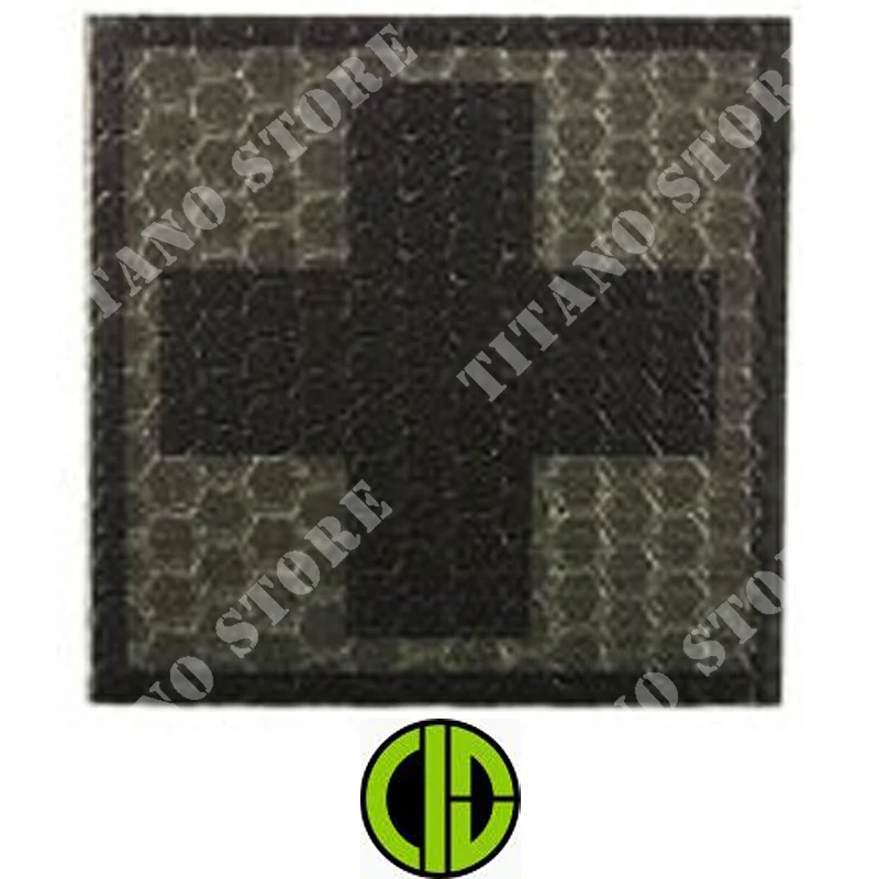 PARCHE MÉDICO IR CRUZADO F1 RG COMBATE ID (KAM-30-017814)