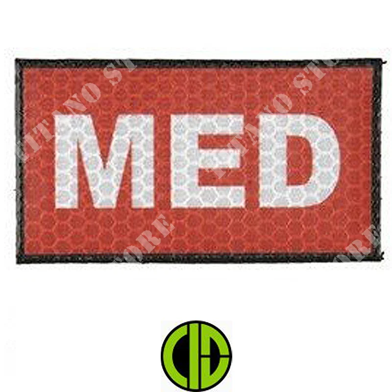 PARCHE IR MEDIC ROJO/BLANCO COMBAT ID (KAM-30-011285)