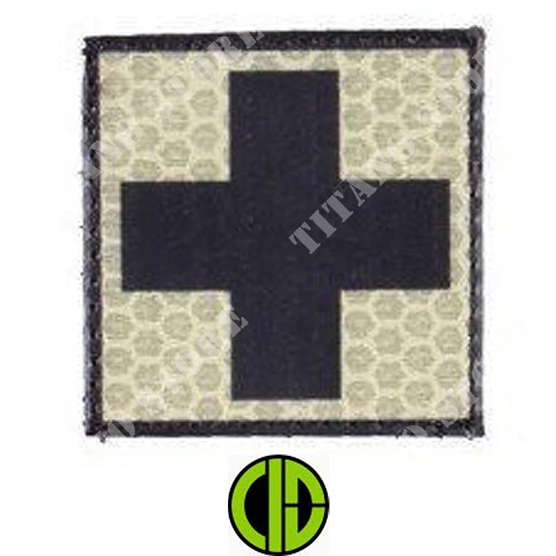 PARCHE CRUZADO IR MÉDICO ID DE COMBATE TAN (KAM-30-011282)