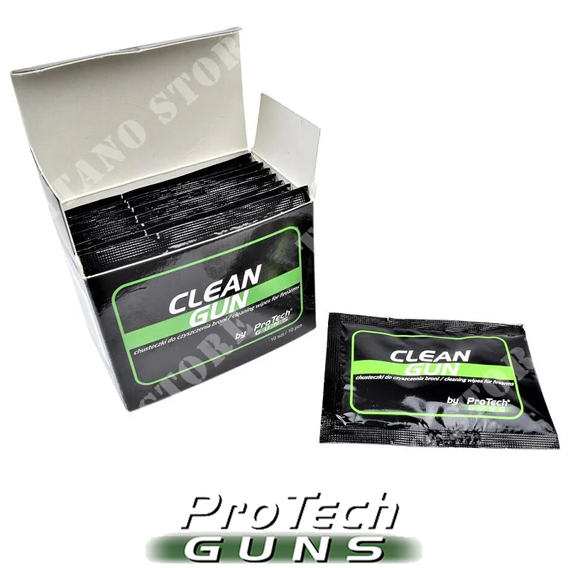 10 TOALLITAS CLEAN GUN PROTECH (PR-G27)