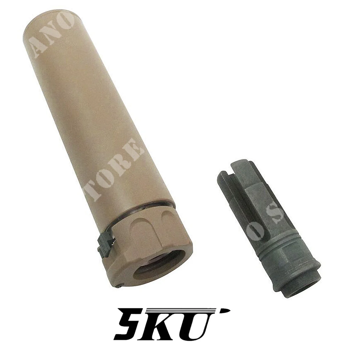 SILENCIADOR SF556 SOCOM V2+ CON APAGAPAROS DE 14 MM - 5KU (5KU-215-T-V2)