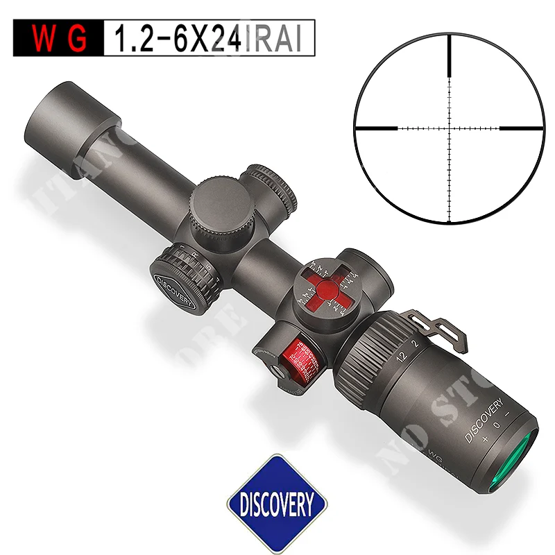 OPTICA LPVO 1.2-6X24 IRAI 25MM DISCOVERY (DSC-WG-1.2-6X24IRAI25)