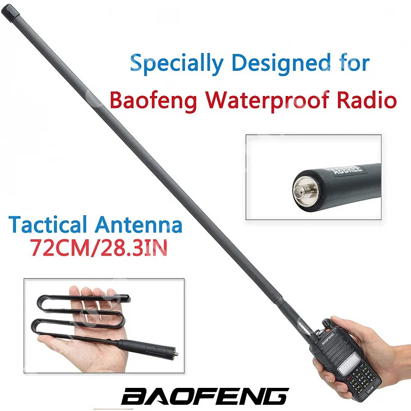 ANTENA SMA-F 72CM 20W PARA RADIO BAOFENG (BAOF019)