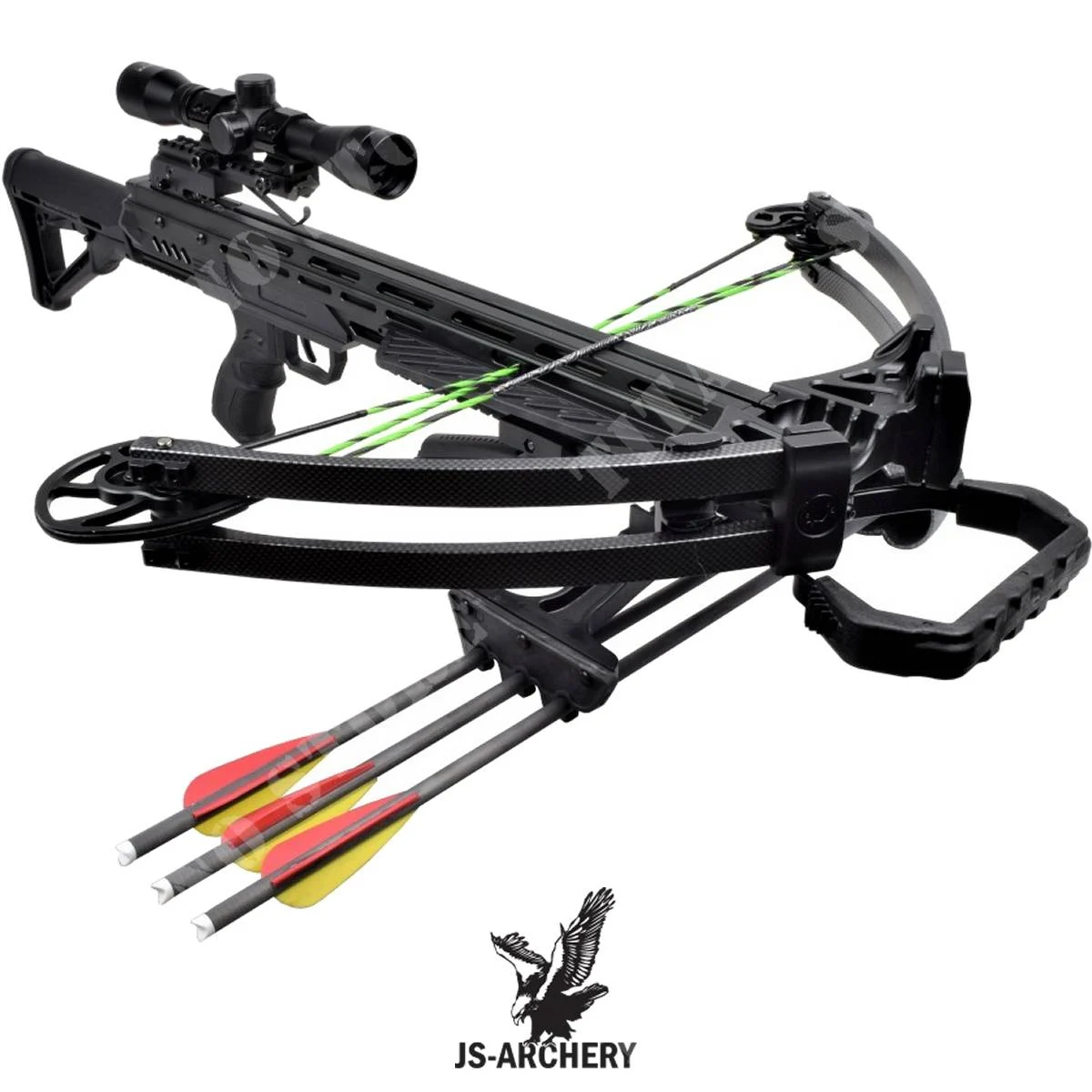 BALLESTA COMPUESTA 130 LBS NEGRA JS-ARCHERY (M83C)