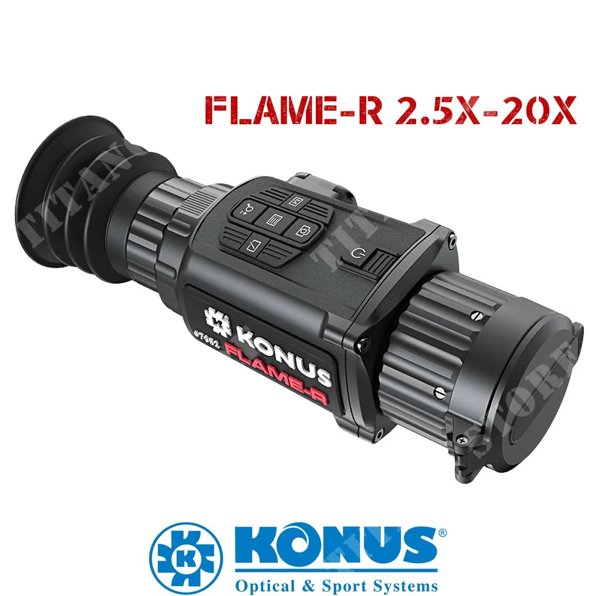 ÓPTICA FLAME-R 2.5X-20X TÉRMICA KONUS (7952)