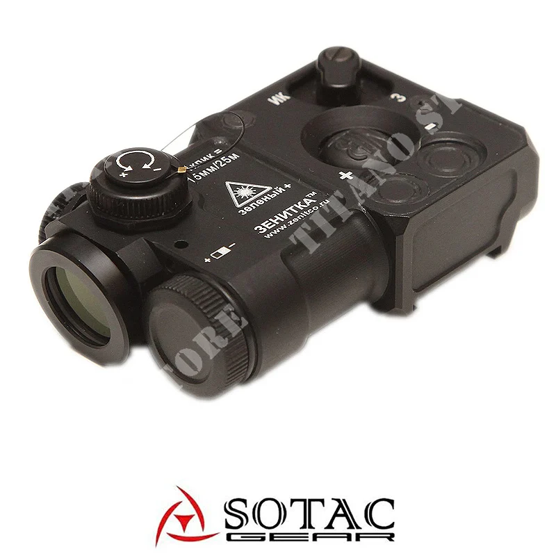 PERST4 PEQ LÁSER VERDE + IR SOTAC (SOTAC-PRST4-BK)