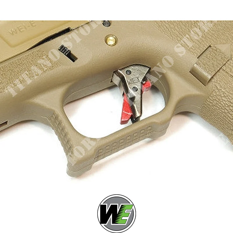 GATILLO PERSONALIZADO PARA GLOCK SILVER/RED WE (T70844)