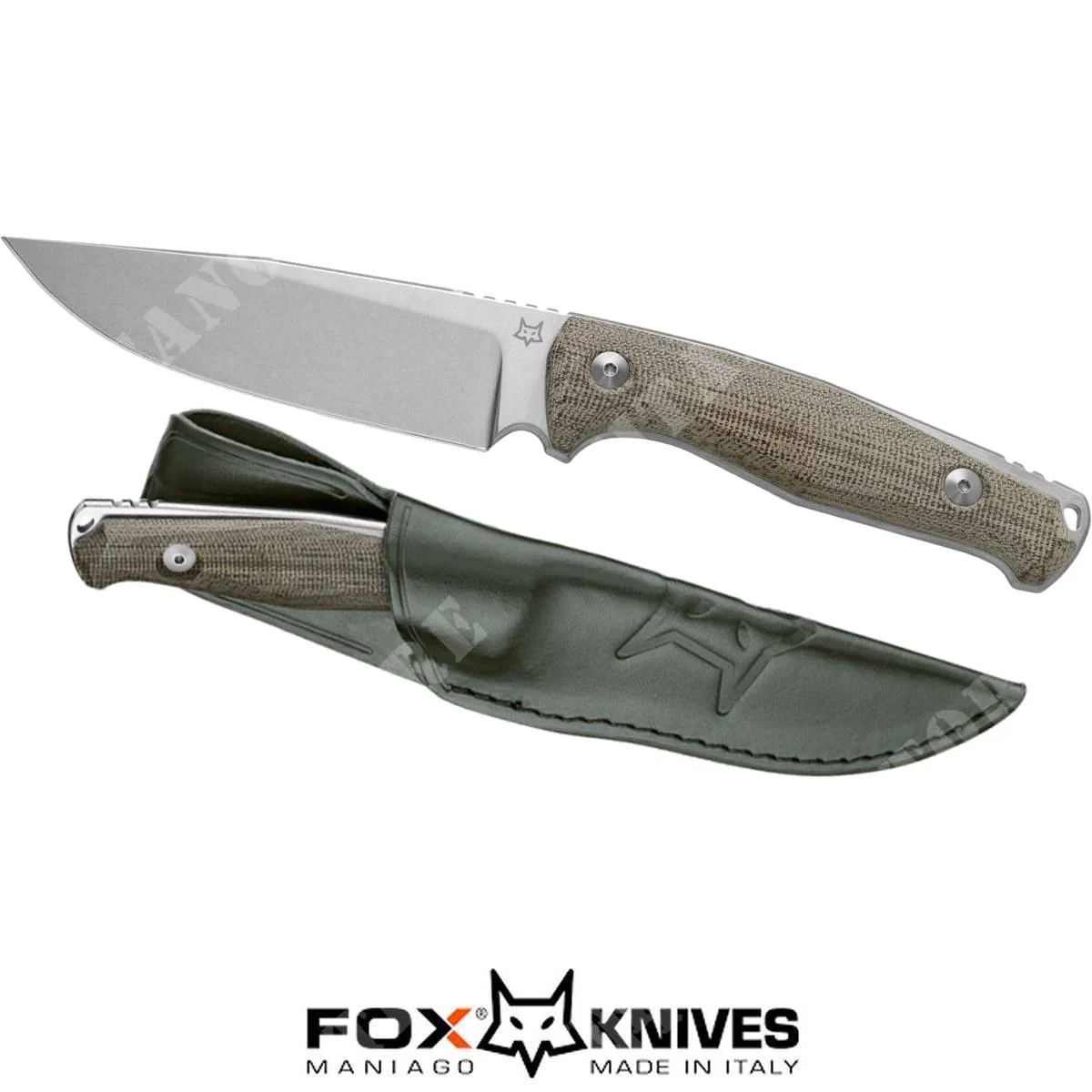 CUCHILLO TUR MICARTA OD ZORRO VERDE (FX-529 MI)