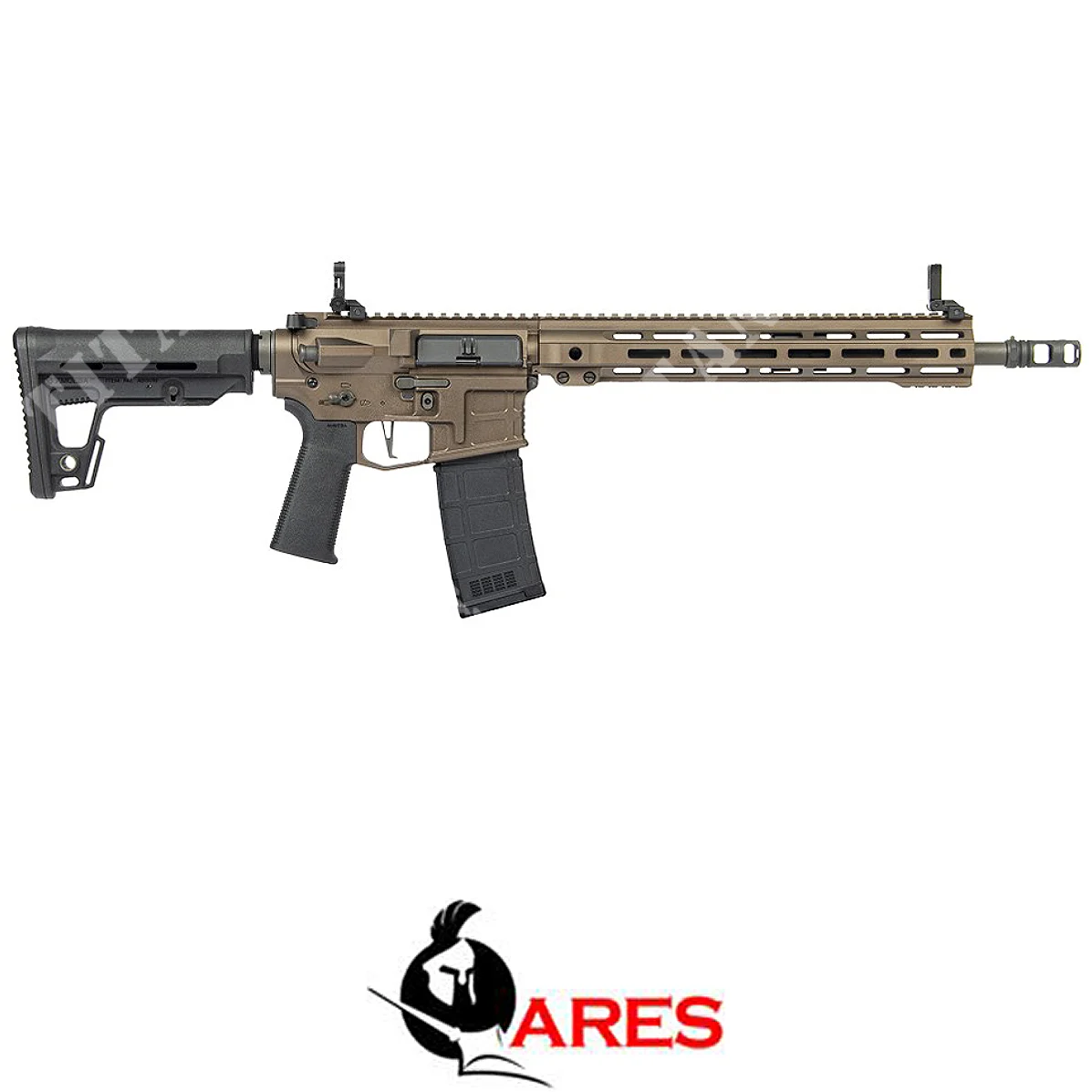 RIFLE ELECTRICO M4 CLASE X MODELO 12 ARES BRONCE (AR-94)