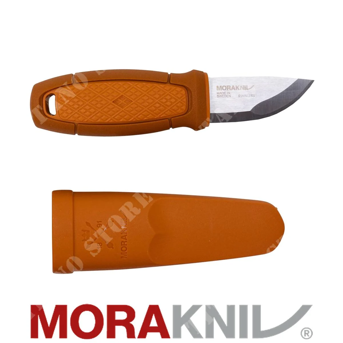 CUCHILLO MORAKNIV NARANJA QUEMADA ELDRIS (MRK-13519)