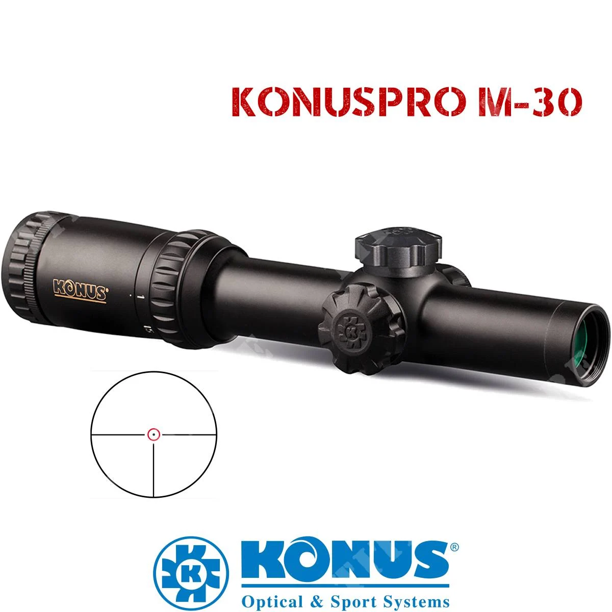VISOR KONUSPRO M-30 1-6x24 KONUS (7182)