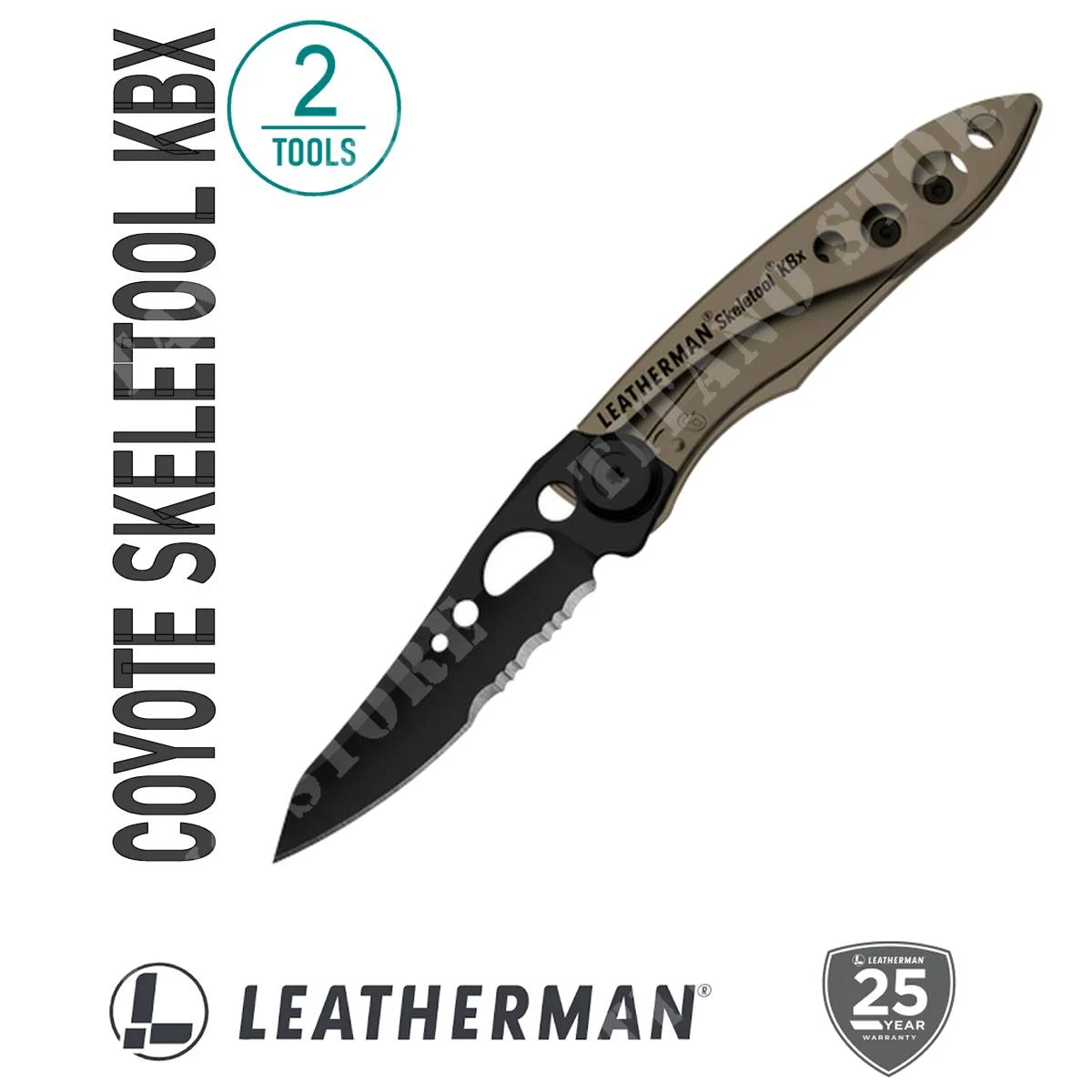 CUCHILLO SKELETOOL KBX COYOTE TAN LEATHERMAN (832615)