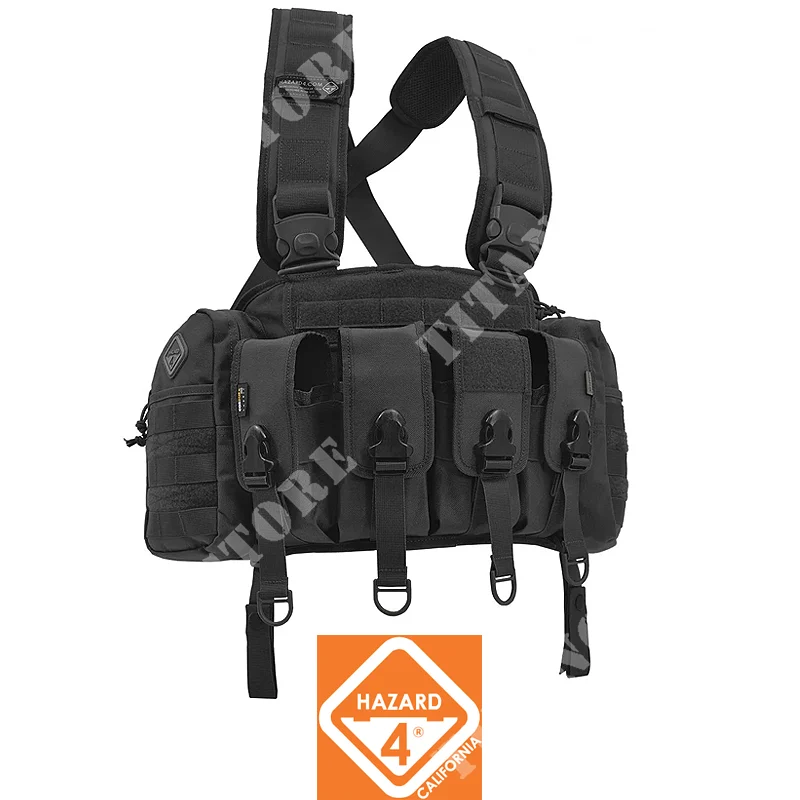 CHESTRIG FRONTIER ASSAULT BLACK HAZARD4 (CHE-FTAS-BLK)