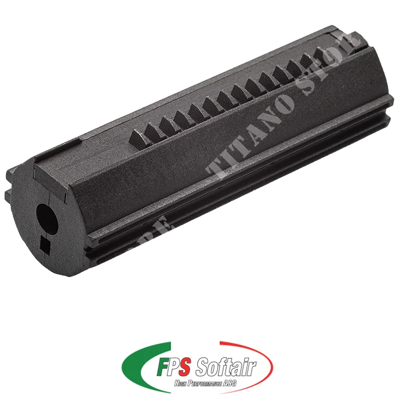 PISTÓN EN TECNOPOLÍMERO CARGADO CON FIBRA DE CARBONO AK/G36 MARUI NGRS FULL METAL CREMALLERA 14 DIENTES FPS (PM07CF)